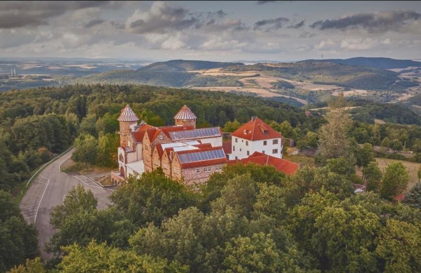 Luxus Appartement Im Schloss Fockelberg Esterno foto