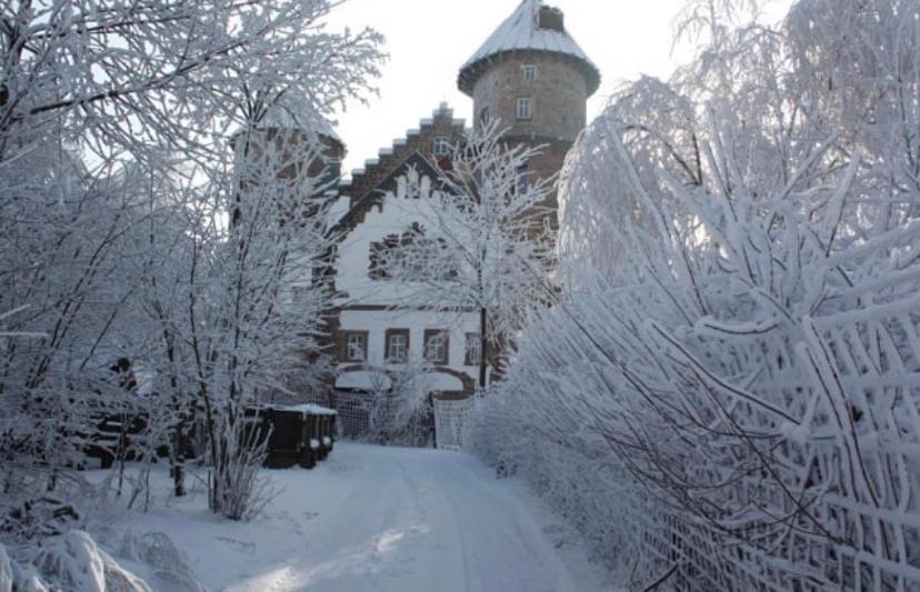 Luxus Appartement Im Schloss Fockelberg Esterno foto