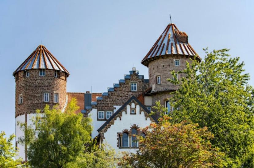 Luxus Appartement Im Schloss Fockelberg Esterno foto